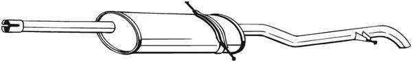 Galinis duslintuvas BOSAL 286-555