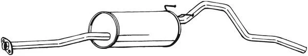 Zadný tlmič výfuku BOSAL 287-405