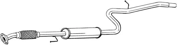 Centre Muffler BOSAL 287-419