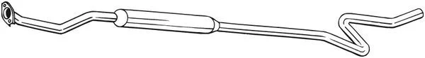 Vidurinis duslintuvas BOSAL 288-135