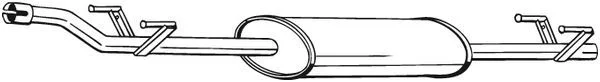 Centre Muffler BOSAL 288-231