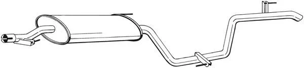 Rear Muffler BOSAL 292021