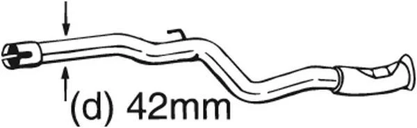 Remonto vamzdis, katalizatorius BOSAL 889-159
