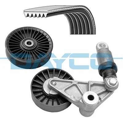 V formos rumbuotas diržas, komplektas DAYCO KPV331