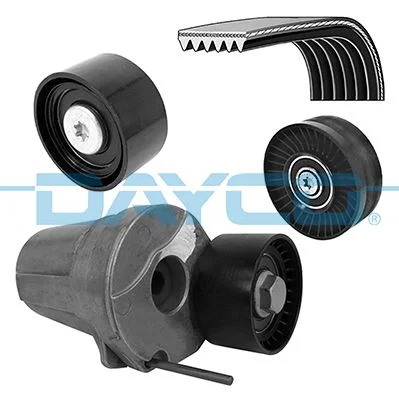 V formos rumbuotas diržas, komplektas DAYCO KPV810