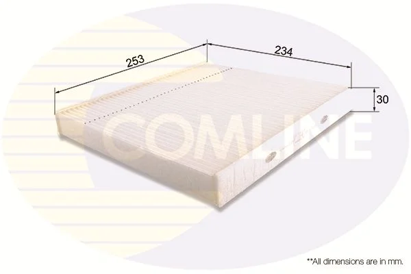 Filter, cabin air COMLINE EKF328