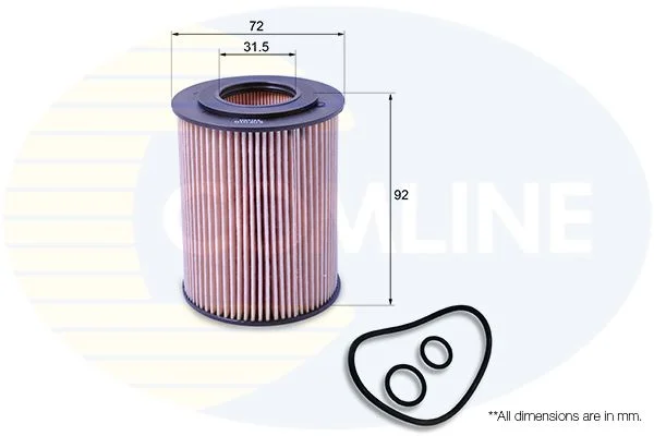 Oil Filter COMLINE EOF010