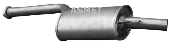 Stredový tlmič výfuku ASMET 01.023