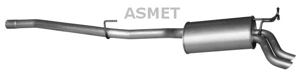 Rear Muffler ASMET 01.075