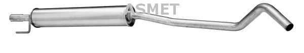 Stredový tlmič výfuku ASMET 05.145