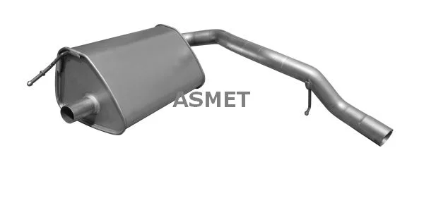 Rear Muffler ASMET 07.255