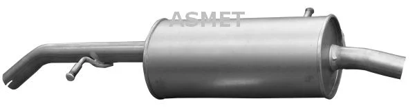 Rear Muffler ASMET 09.071
