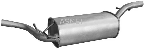 Stredový tlmič výfuku ASMET 11.039