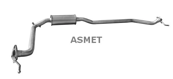 Stredový tlmič výfuku ASMET 13.031