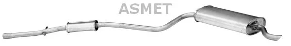 Rear Muffler ASMET 16.048