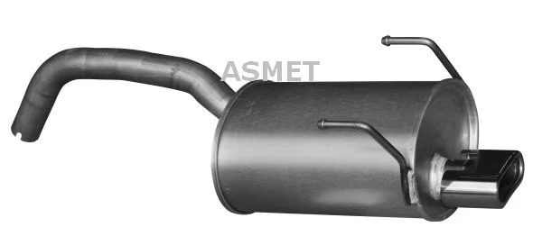 Zadný tlmič výfuku ASMET 16.091