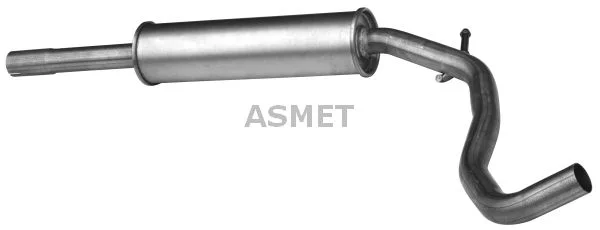 Stredový tlmič výfuku ASMET 19.025