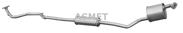 Centre Muffler ASMET 22.009