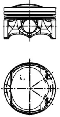 Stūmoklis KOLBENSCHMIDT 40251620