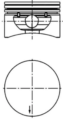 Piston KOLBENSCHMIDT 40380600
