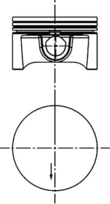 Piston KOLBENSCHMIDT 40388600
