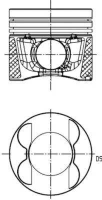 Piston KOLBENSCHMIDT 40809600