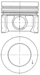 Piston KOLBENSCHMIDT 41095600