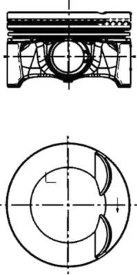 Piston KOLBENSCHMIDT 41501620
