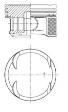 Piston KOLBENSCHMIDT 41724600
