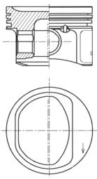 Piston KOLBENSCHMIDT 41754600