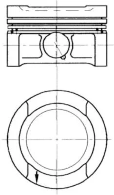 Piston KOLBENSCHMIDT 94503700