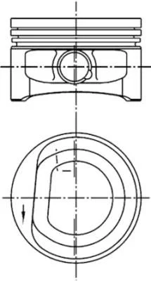 Piest KOLBENSCHMIDT 99452600
