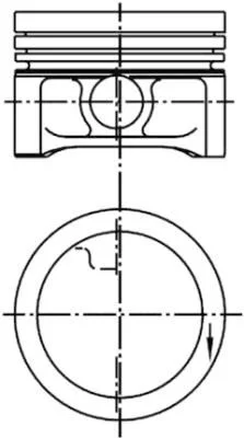 Piest KOLBENSCHMIDT 99455600