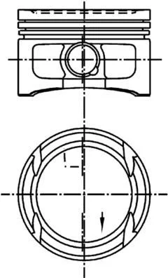 Piston KOLBENSCHMIDT 99562620
