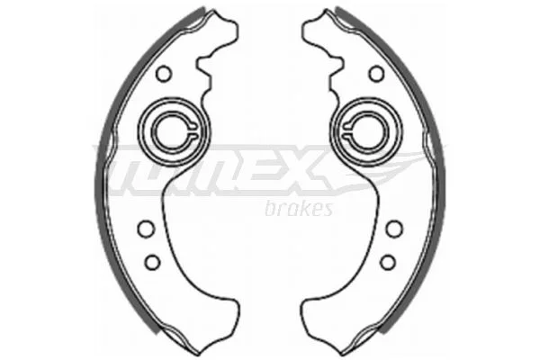 Brake Shoe Set TOMEX Brakes TX 20-01