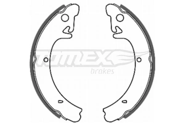 Brake Shoe Set TOMEX Brakes TX 20-09