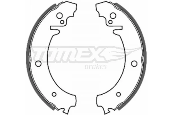 Brake Shoe Set TOMEX Brakes TX 20-11