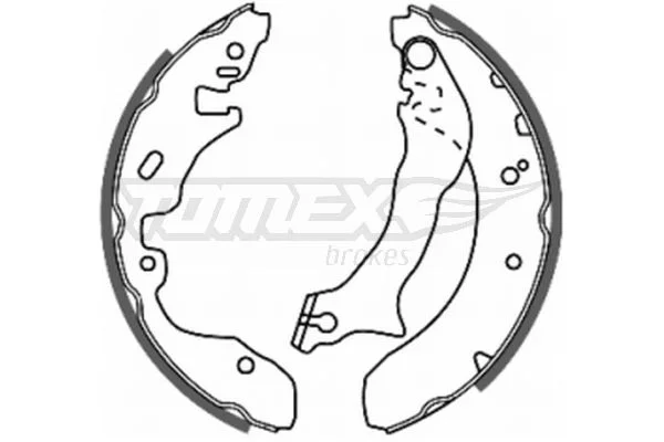 Brake Shoe Set TOMEX Brakes TX 20-84