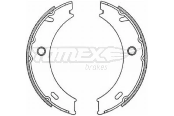 Brake Shoe Set TOMEX Brakes TX 21-18