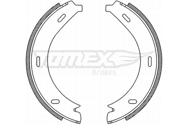 Brake Shoe Set TOMEX Brakes TX 21-19