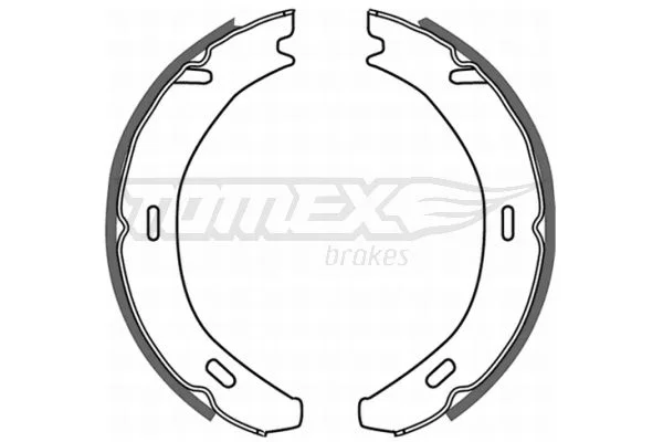 Sada brzdových čeľustí TOMEX Brakes TX 21-20