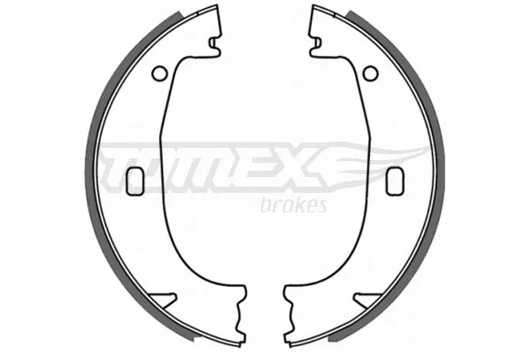 Sada brzdových čeľustí TOMEX Brakes TX 21-23