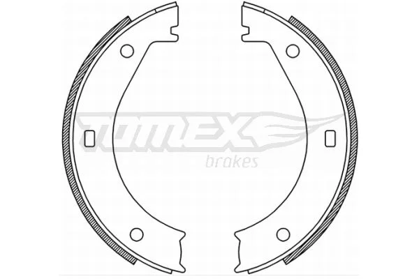 Stabdžių trinkelių komplektas TOMEX Brakes TX 21-25
