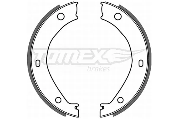 Brake Shoe Set TOMEX Brakes TX 21-26