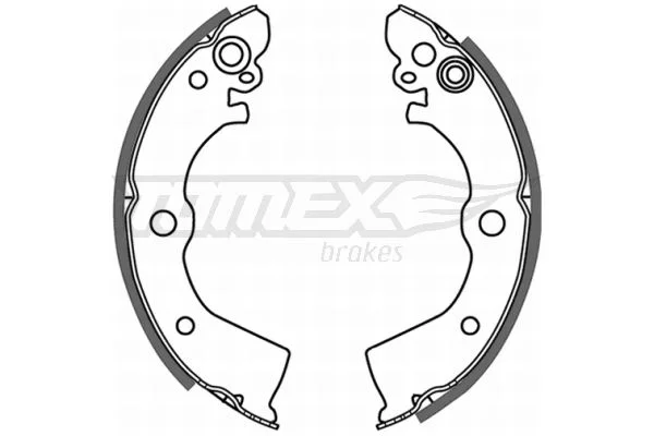 Brake Shoe Set TOMEX Brakes TX 21-50