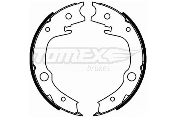 Stabdžių trinkelių komplektas TOMEX Brakes TX 21-86