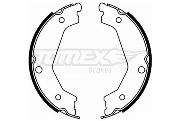 Sada brzdových čeľustí TOMEX Brakes TX 21-88