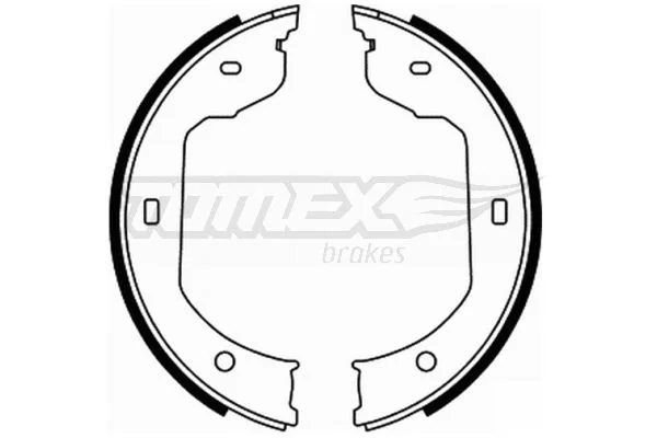 Stabdžių trinkelių komplektas TOMEX Brakes TX 21-90
