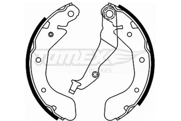 Sada brzdových čeľustí TOMEX Brakes TX 21-93