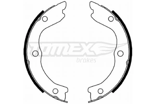 Stabdžių trinkelių komplektas TOMEX Brakes TX 22-30